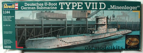 Revell 1/144 U-Boat Type VIID Minelayer Submarine, 05009